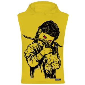 تاپ کلاه دار مردانه 27 مدل Skull Child کد MH287