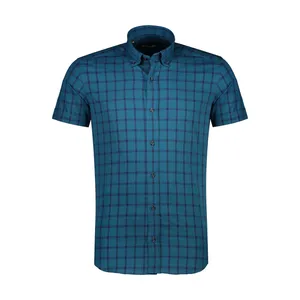 پیراهن آستین کوتاه مردانه کیکی رایکی مدل MBB20225-361