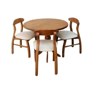 میز و صندلی ناهارخوری سه نفره گروه تولید اسپیناس مدل T-W-103