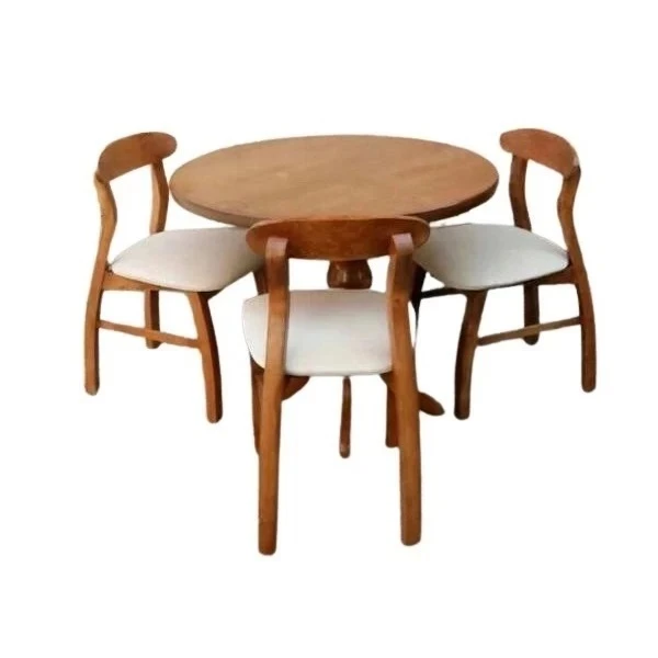 میز و صندلی ناهارخوری سه نفره گروه تولید اسپیناس مدل T-W-103