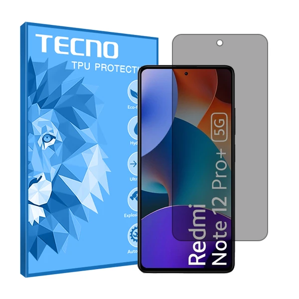 محافظ صفحه نمایش حریم شخصی تکنو مدل HyPRV مناسب برای گوشی موبایل شیائومی +Redmi Note 12 Pro