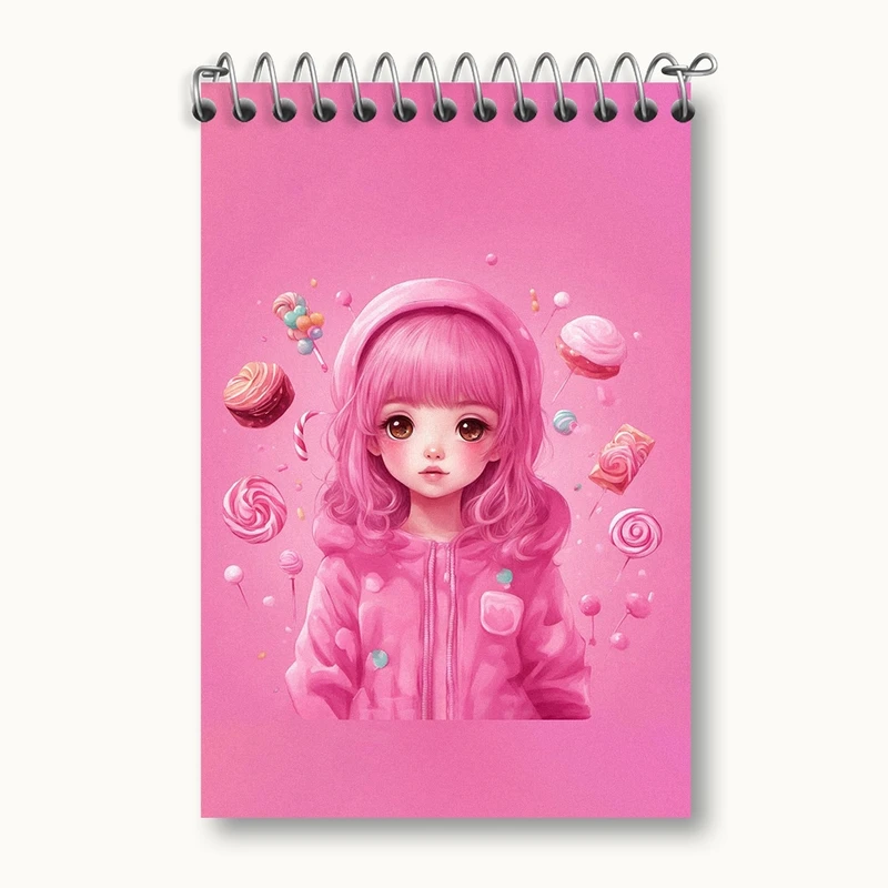 دفتر یادداشت 50 برگ خندالو مدل دخترانه کد F2761