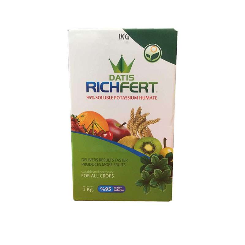 کود اسید هیومیک و فولویک اسید داتیس مدل RichFert وزن 1 کیلوگرم