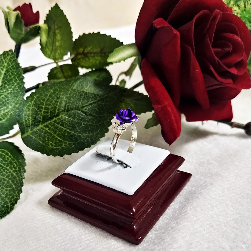 انگشتر دخترانه سلین کالا طرح گل رز مدل ce-ando15