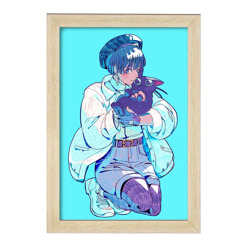 تابلو خندالو مدل ماریل و کورونکو انیمه تریگان (Trigun) کد 36247