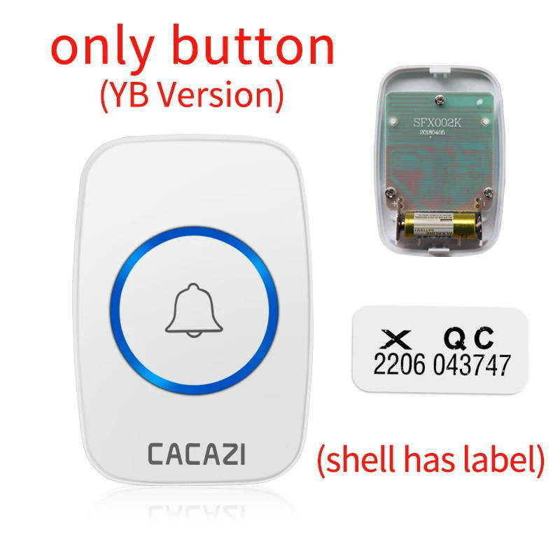 زنگ بی سیم کاکازی مدل A10W مجموعه سه عددی