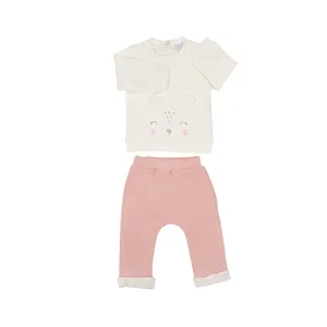 ست پولوشرت و شلوار نوزادی پاپو مدل sweety