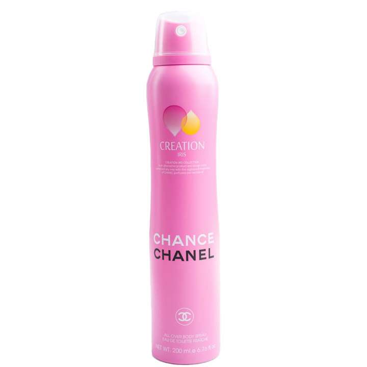 اسپری بدن زنانه کریشن آیریس مدل Chanel Chance حجم 200 میلی لیتر اسپری بدن زنانه کریشن آیریس مدل Chanel Chance حجم 200 میلی لیتر