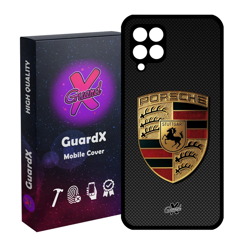 کاور گارد ایکس طرح Porsche مدل Glass10064 مناسب برای گوشی موبایل سامسونگ Galaxy M32 4G / F22