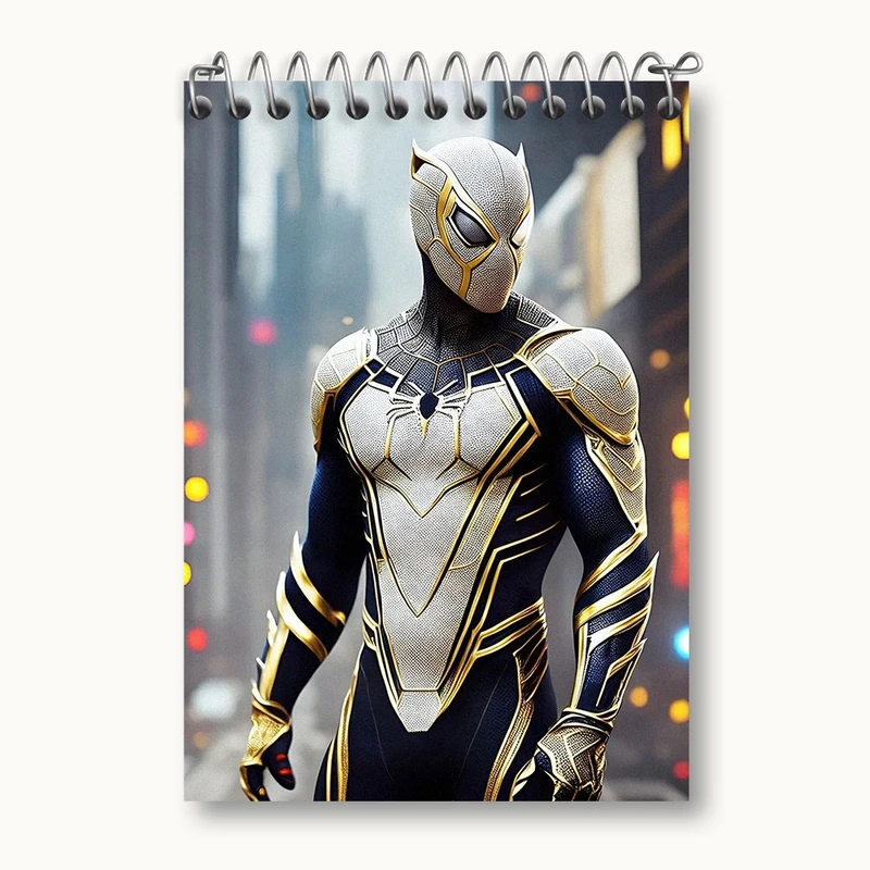 دفتر یادداشت 50 برگ خندالو مدل مرد عنکبوتی کد N1253