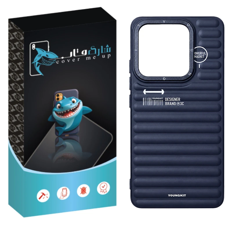 کاور شارک قاب مدل کرکره ای مناسب برای گوشی موبایل شیائومی Redmi Note 14 4G