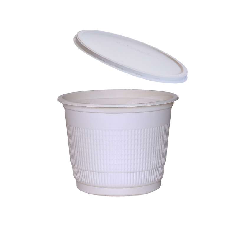 کاسه یکبار مصرف درب دار آملون مدل 1300A+Lid بسته 20 عددی