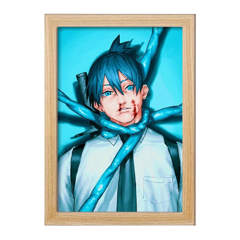 تابلو خندالو مدل هایاکاوا انیمه مرد اره ای Chainsaw Man  کد 17893