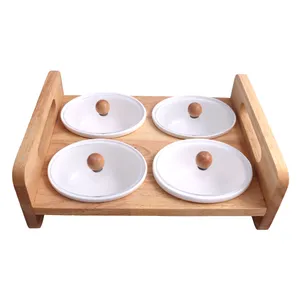 اردوخوری  مدل بیضی ریور کد 2873-11A مجموعه 4 عددی