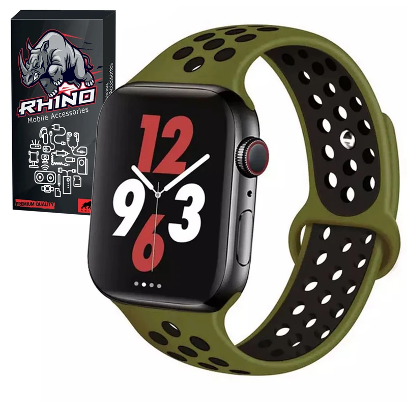 بند راینو مدل نایکی مناسب برای اپل واچ سری 7 41 میلی متر