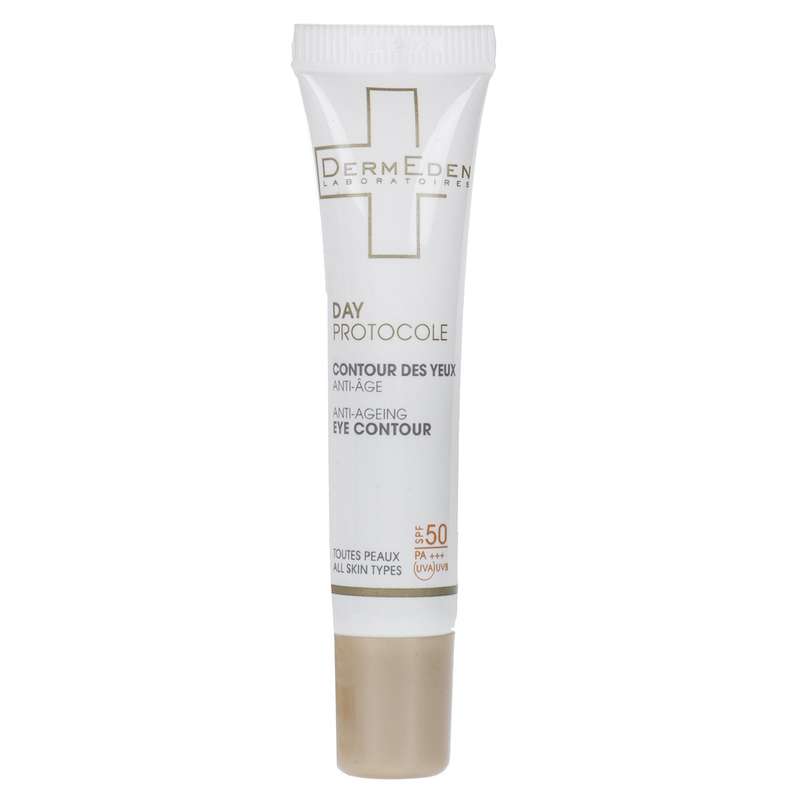 کرم ضد آفتاب دور چشم درمدن سری Day Protocole Spf50 حجم 15 میلی لیتر
