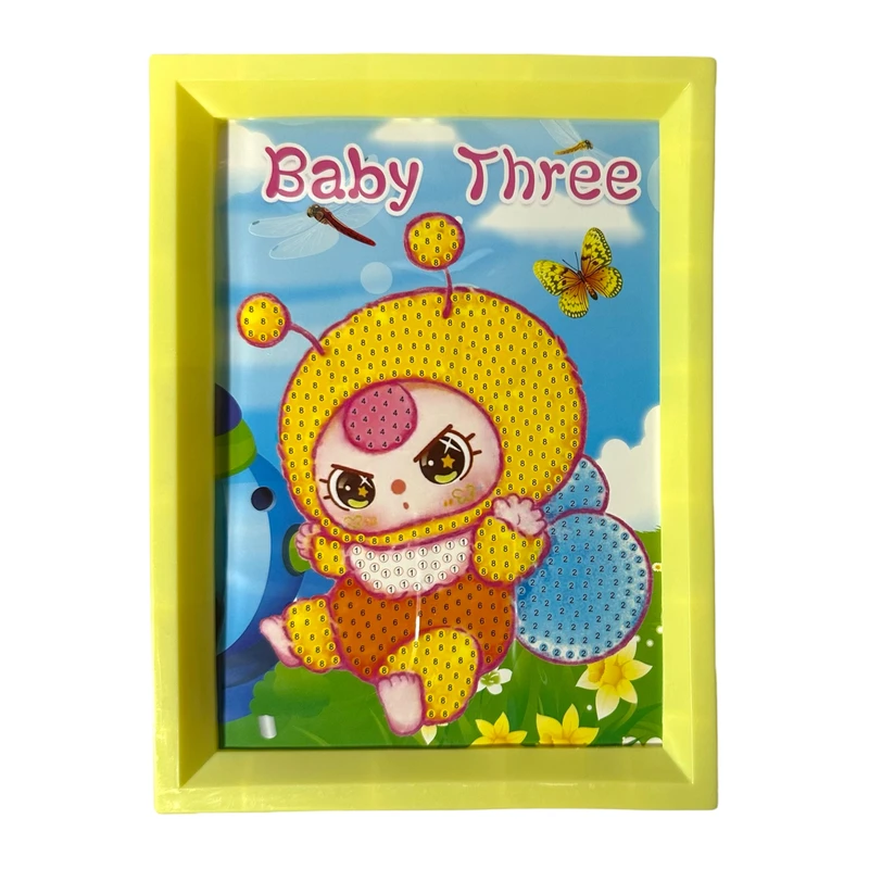 بازی آموزشی مدل ساخت تابلو نقاشی الماسی قاب دار طرح ملودی