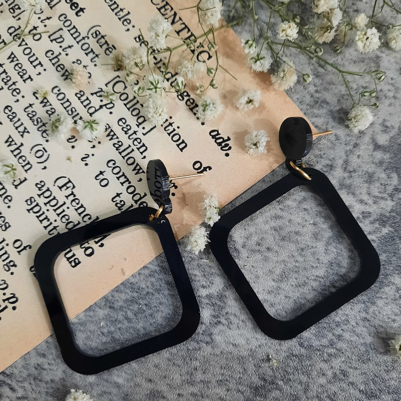 گوشواره دخترانه مدل لوزی g009