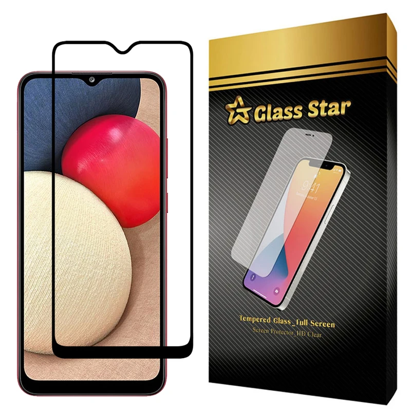  محافظ صفحه نمایش گلس استار مدل CR مناسب برای گوشی موبایل سامسونگ Galaxy A02s