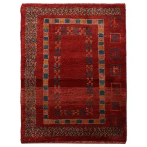 گبه دستبافت نیم متری طوفان کد 6562182