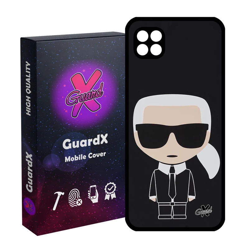 کاور گارد ایکس طرح کارل مدل Glass10425 مناسب برای گوشی موبایل سامسونگ Galaxy A22 5G