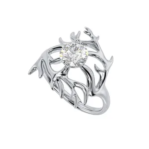 انگشتر نقره زنانه ژابیز کد 176