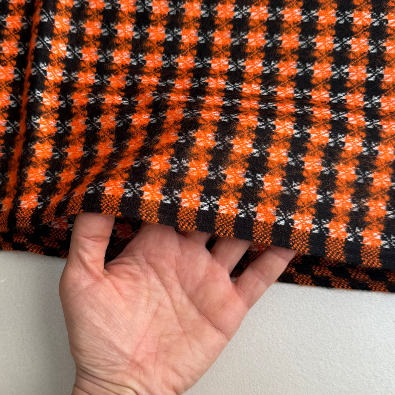 شال زنانه مدل موهر چهار خانه راه راه