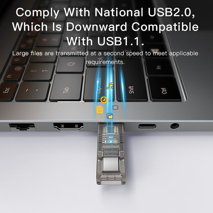 هاب 2 پورت USB  یسیدو مدل GS21