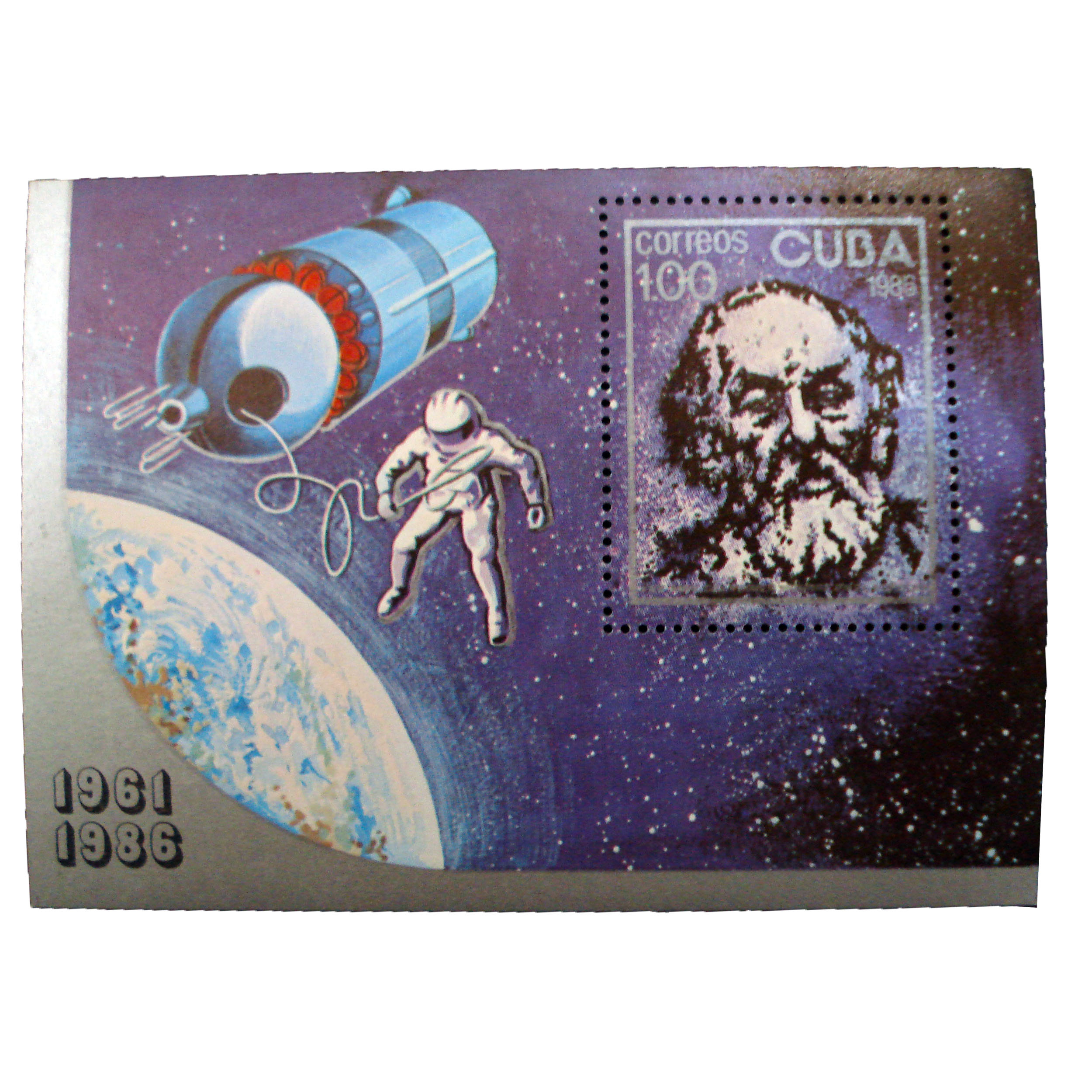 تمبر یادگاری مدل فضایی کد aa-429 