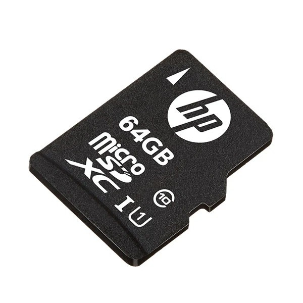 کارت حافظه microSD اچ پی مدل mi210 کلاس 10 استاندارد UHS-I سرعت 100MBps ظرفیت 64 گیگابایت به همراه آدابتور