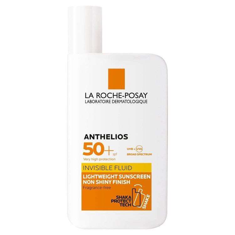 کرم ضد آفتاب بدون رنگ لاروش پوزای spf50 مدل Anthelios مناسب برای پوست های چرب حجم 50 میلی لیتر