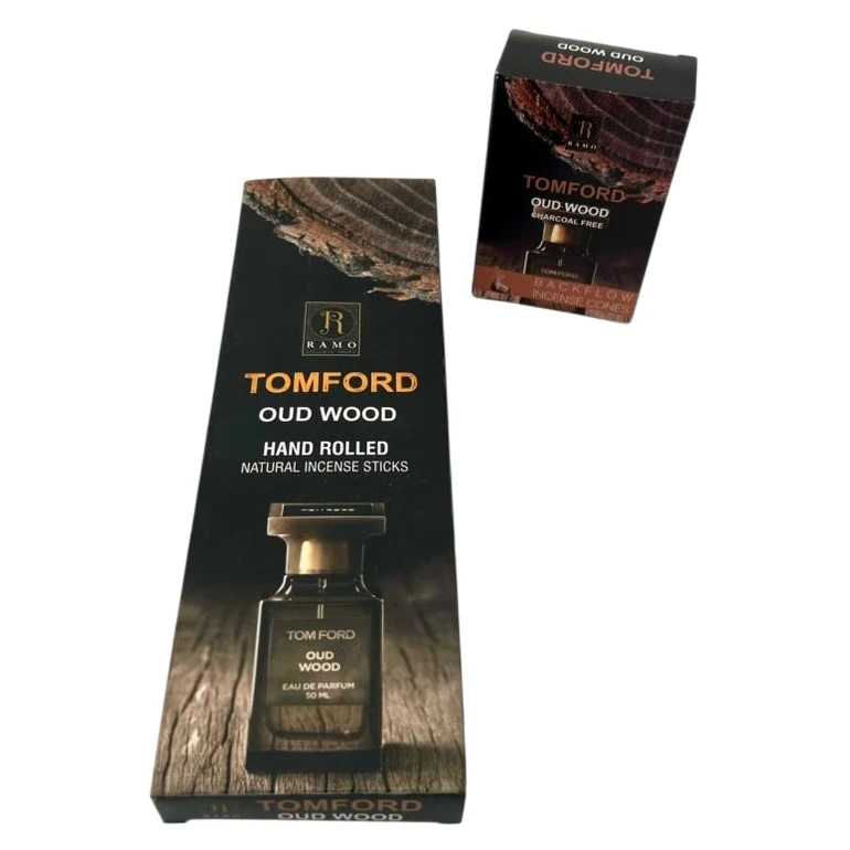 عود رامو مدل رویال کد ۰۱ با رایحه Tomford مجموعه ۲ عددی