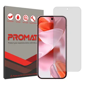 Promate Resistant model transparent screen protector suitable for Google Pixel 9 mobile phone