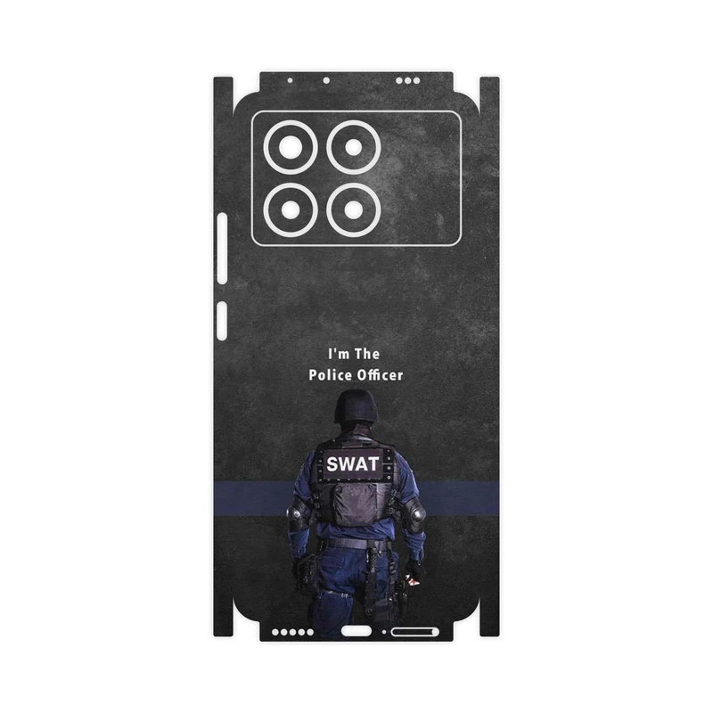 برچسب پوششی ماهوت مدل Police Officer-FullSkin مناسب برای گوشی موبایل شیائومی Poco X6 Pro