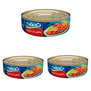 کنسرو ماهی تون لوبیا چیتی تحفه - 230 گرم بسته 3 عددی