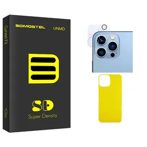 Somastel SD Glass FLL Back Protector For Apple iPhone 13 ProMax With Camera Lens Protector