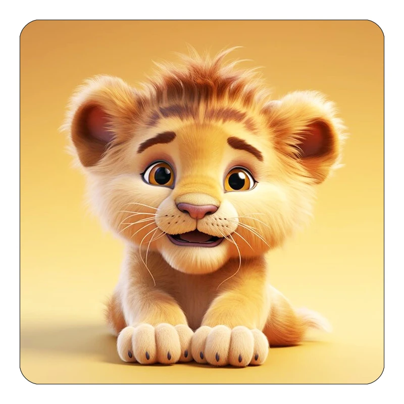 مگنت کاکتی طرح حیوانات کارتونی مدل mp27275