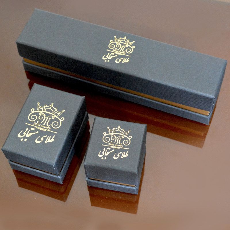 نیم ست طلا 18 عیار زنانه طلای مستجابی مدل فلاور کد T733 -  - 4