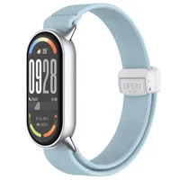 بند اسپریگ مدل Magnetic Fabric WRS مناسب برای ساعت هوشمند شیائومی Mi band 8/9/10 12mm