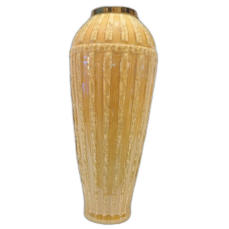 گلدان دکوری مدل شیشه ای کنار سالنی