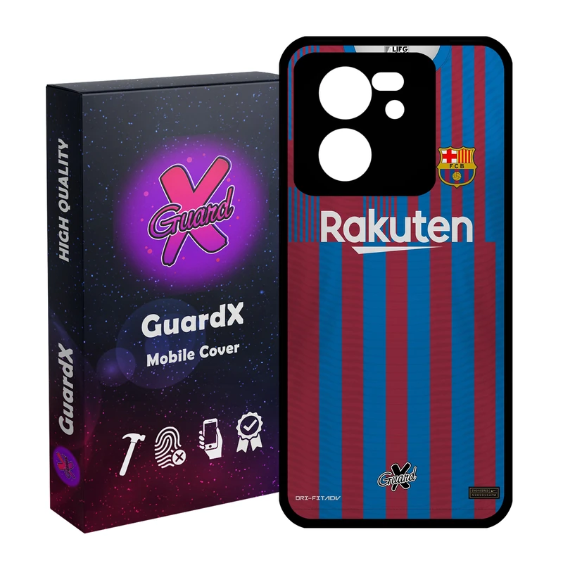 کاور گارد ایکس طرح بارسلونا مدل Glass10359 مناسب برای گوشی موبایل شیائومی 13T/13T Pro/Redmi K60 Ultra