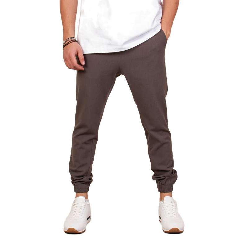 شلوار مردانه ان سی نو مدل فاستونی وایو رنگ طوسی تیره