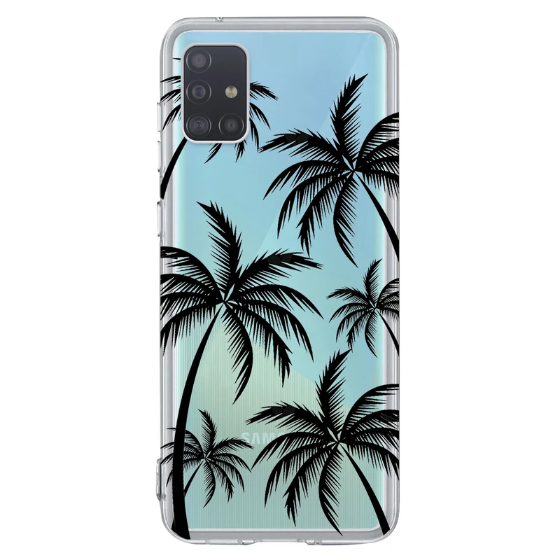 کاور مگافون طرح نخل مدل C52-B مناسب برای گوشی موبایل سامسونگ Galaxy A71