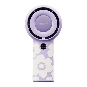 پنکه شارژی ای آی سو لاو مدل F16 Purple Flower