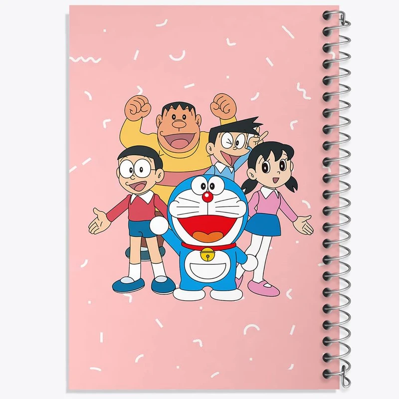 دفتر نقاشی 50 برگ خندالو مدل انیمه دورایمون کد 4962