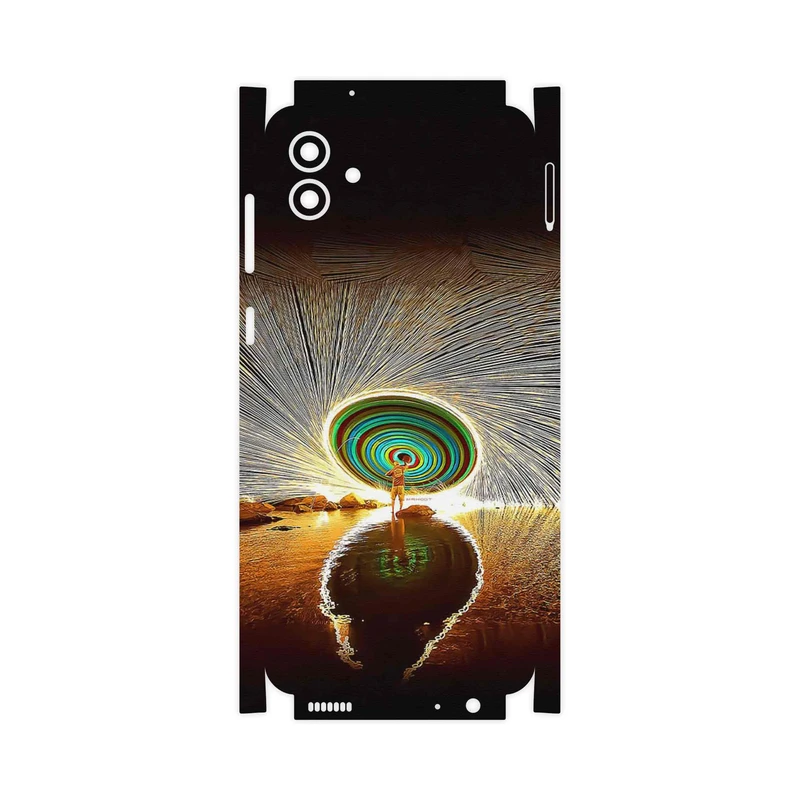 برچسب پوششی ماهوت مدل Night Light Fountain-FullSkin مناسب برای گوشی موبایل سامسونگ Galaxy A04