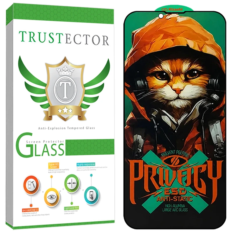 محافظ صفحه نمایش تراستکتور مدل CATPRVT مناسب برای گوشی موبایل اپل iPhone 13 pro max