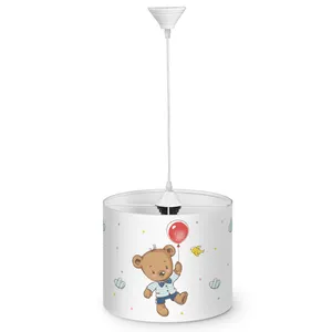لوستر کودک مدل خرس و پاپیون کد BE-W-4018
