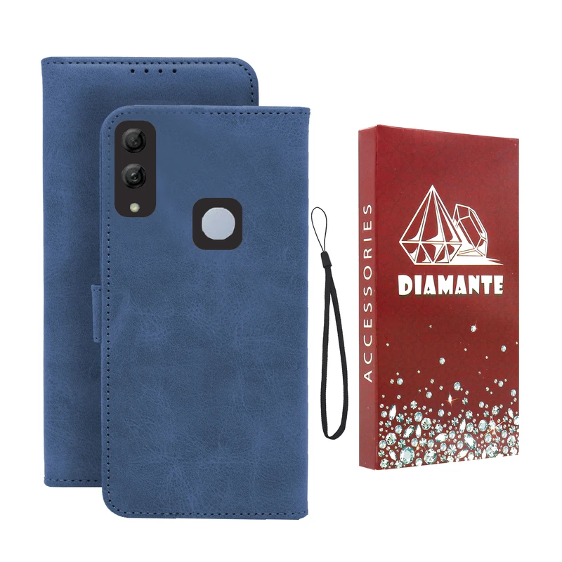 کیف کلاسوری دیامانته مدل Scusa Rd مناسب برای گوشی موبایل آنر 10 Lite به همراه بند آویز