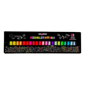 ماژیک علامت گذار اسکول فنس مدل استند دار بسته 23 عددی